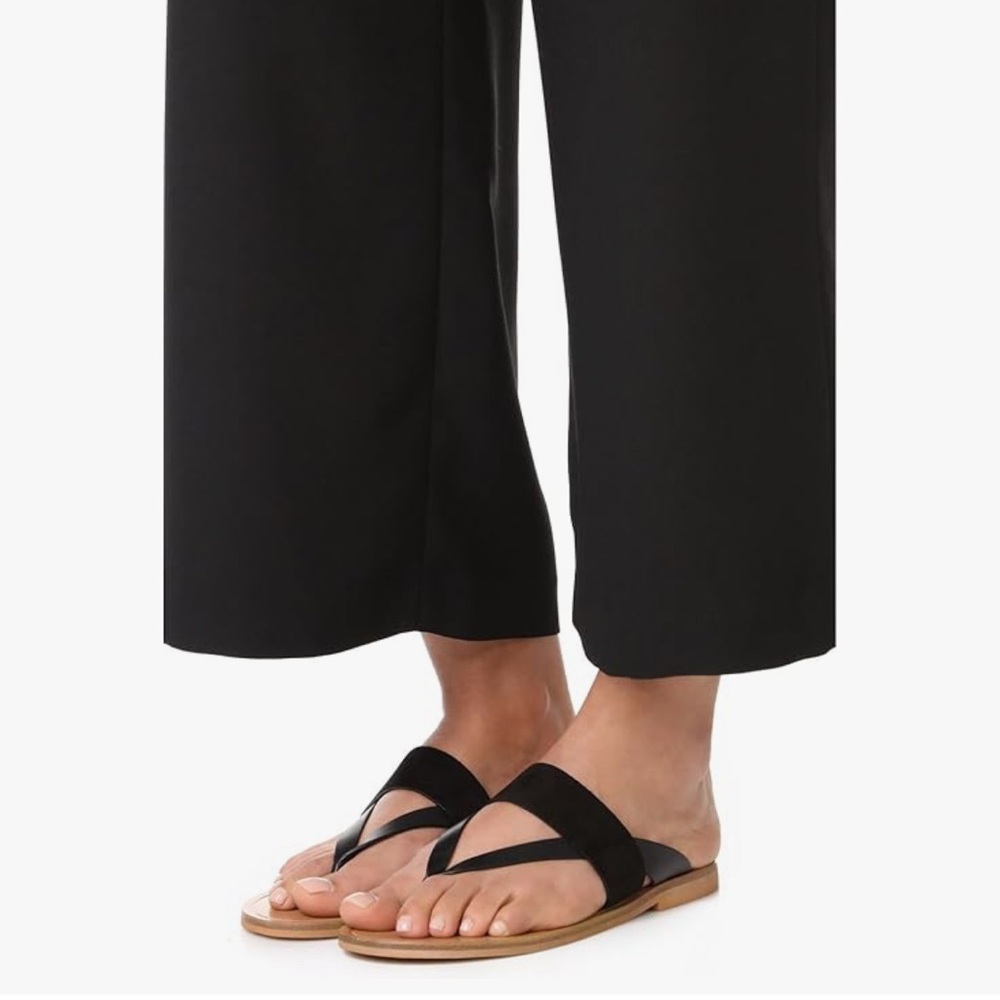 Vince black leather sandal - size 9